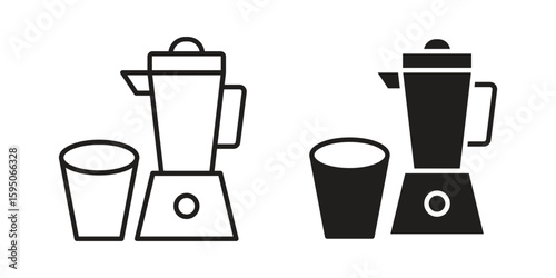 Cold pressed juicer icon Vector isolated design element. EPS10