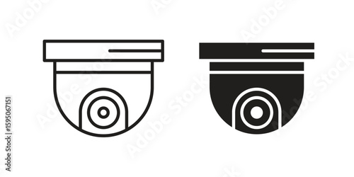 CCTV icon Vector isolated design element. EPS10