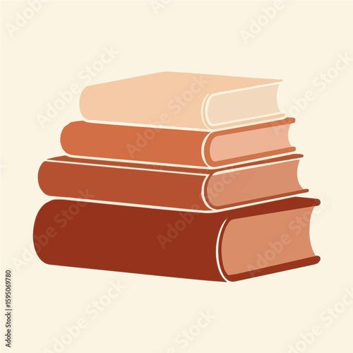 stack of old books