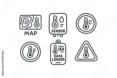 temperature thermal map, temperature humidity sensor, temperature Celsius gauge, temperature Fahrenheit indicator, temperature data logger, temperature safety threshold