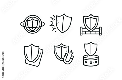 shield deflector ring, shield impact absorber, shield guard rail, shield protection film, shield magnetron array, shield containment vessel