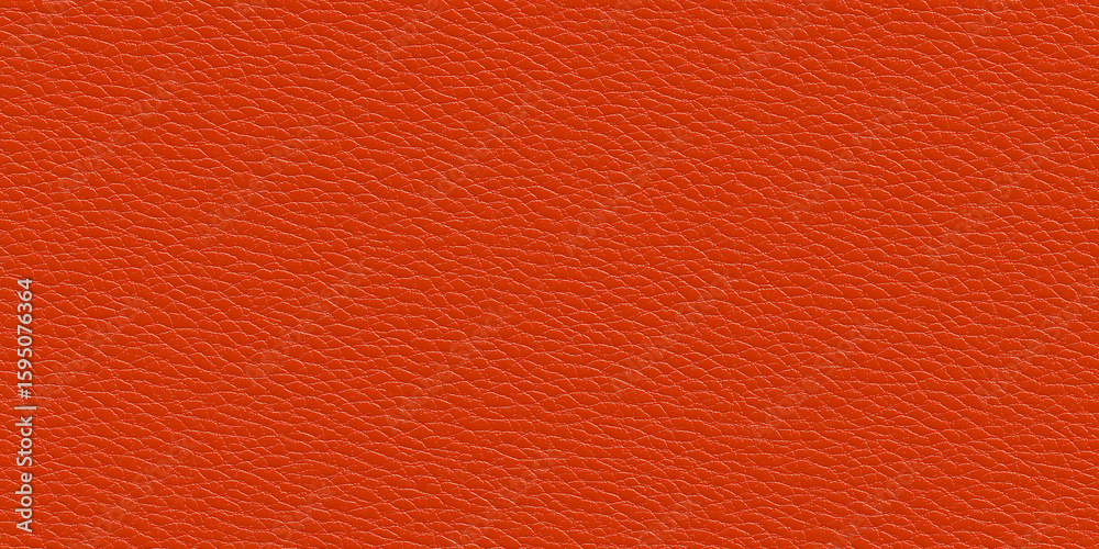 Fototapeta premium A close-up shot of an orange leather texture showing detailed grain