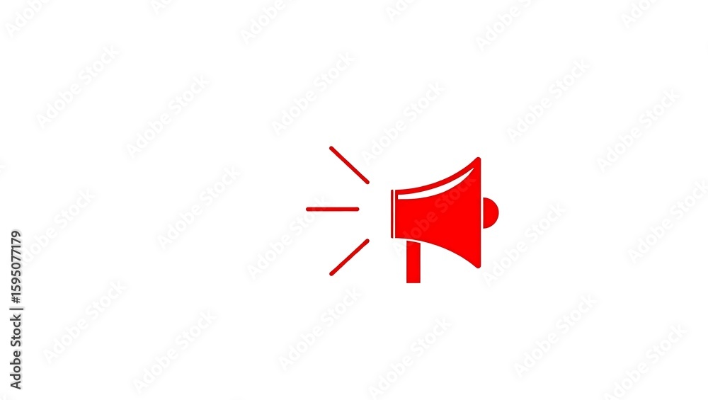 Obraz premium megaphone icon, announcement symbol, marketing speaker, megaphone, announcement