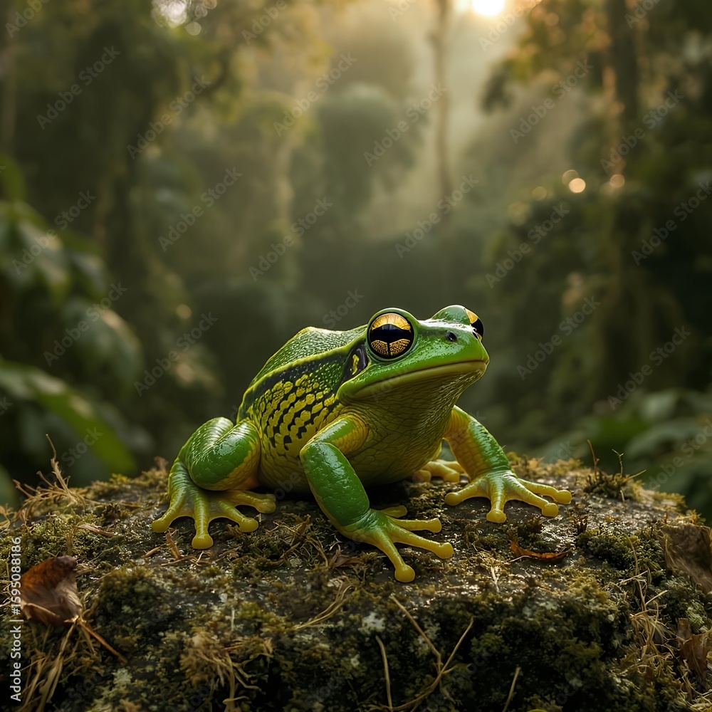 Obraz premium Frog in the Forest