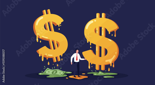 Struggling with Wealth: Drenched in Money and Financial Tension
