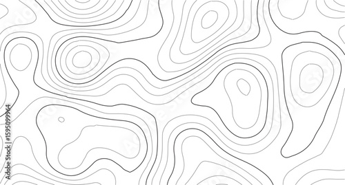 Topography elevation map in cartographic vector style with rustic textures, natural landform contours, and explorer aesthetics, suitable for eco-tourism branding and geography education resources