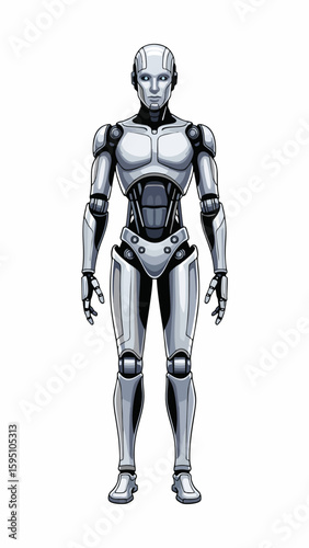 3d render of a robot