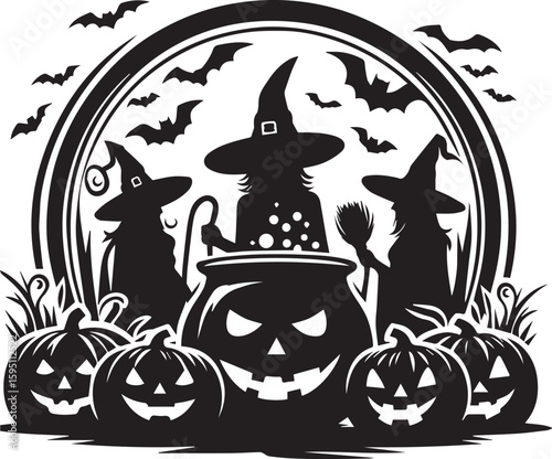 Witches Cauldron SVG