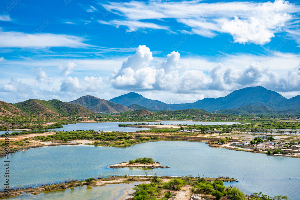 Naklejka premium Scenic Landscape of Margarita Island Venezuela