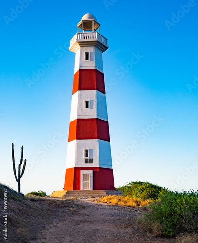  Lighthouse on Margarita Island with Sandy Beach