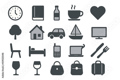 A collection of thin outline icons for recycle and ecology is available as a UI icon pack and set of line web pictograms