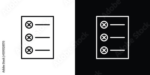 Quota icon in simple linear style.
