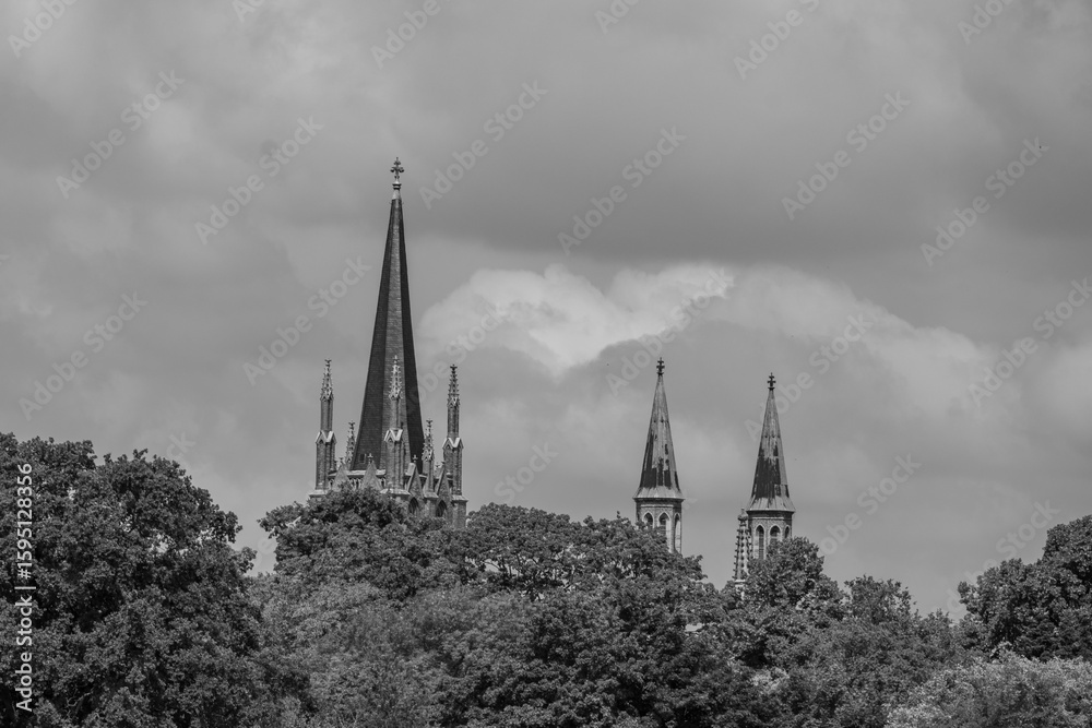 Fototapeta premium Die Insel Werder in den Havel-Seen