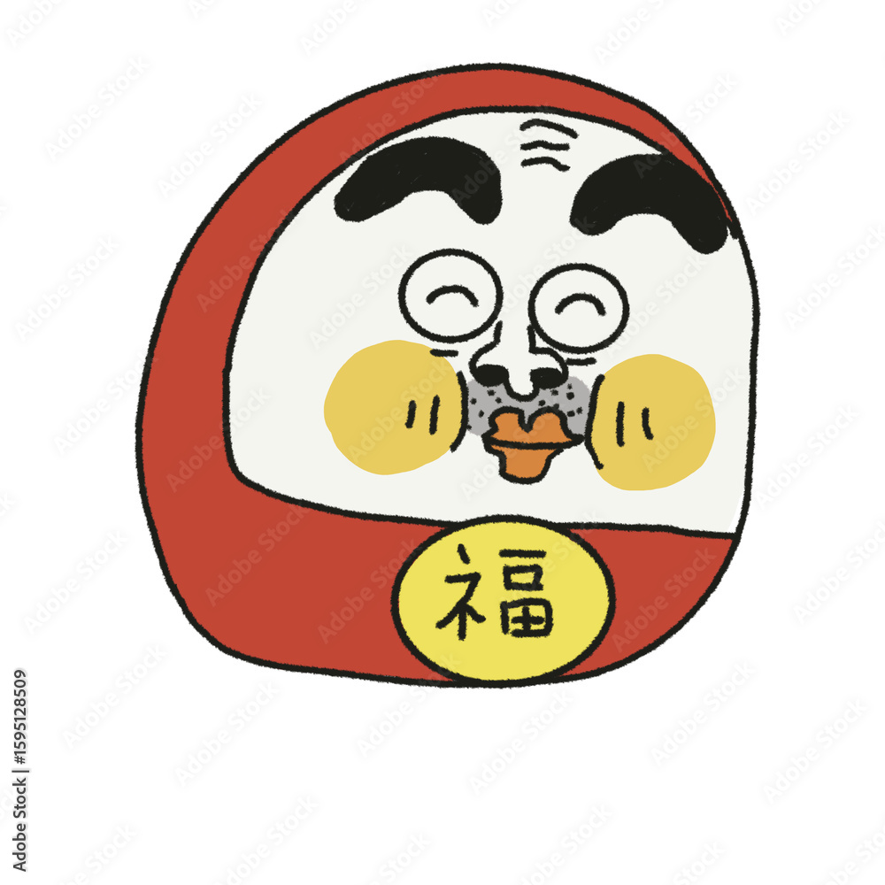 Obraz premium 笑顔のだるま