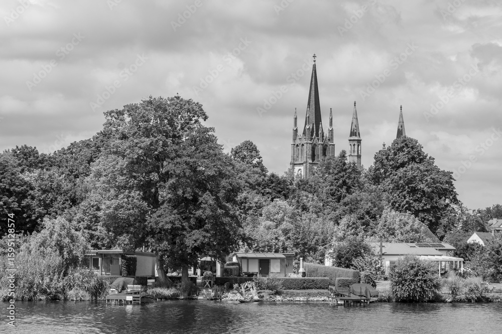 Fototapeta premium Die Insel Werder in den Havel-Seen