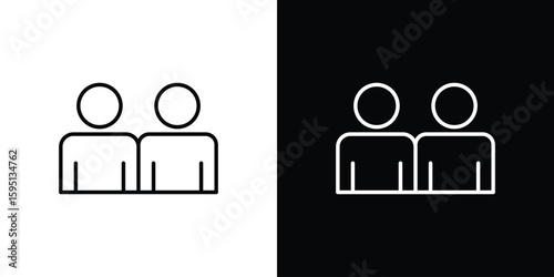 Affiliate link icon in simple linear style.