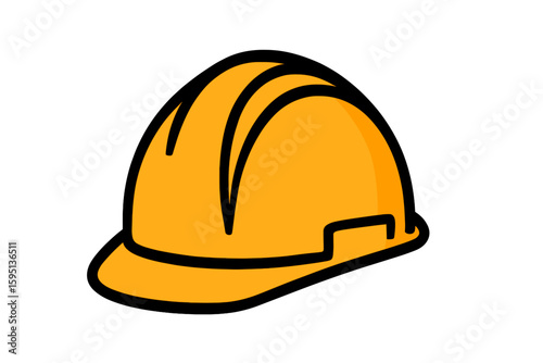 Vector Illustration of Safety Helmet Icon