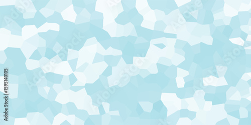 A gentle blue crystal patterned texture with variations in shade and size ideal for creative designs and digital composition
