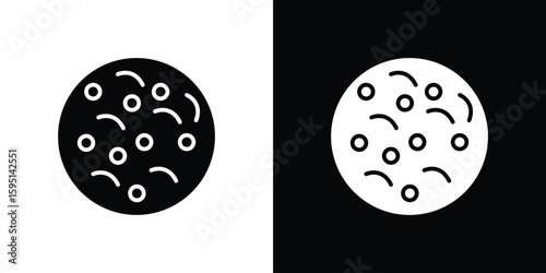 Thalassaemia icon vector, solid illustration, pictogram set.