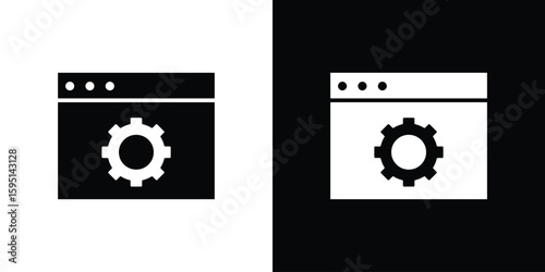 Software icon vector, solid illustration, pictogram set.