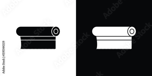 Print screen icon vector, solid illustration, pictogram set.
