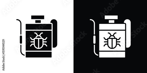 Pesticide icon vector, solid illustration, pictogram set.
