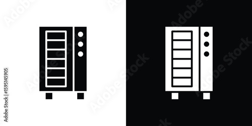 Infrared heat cabin icon vector, solid illustration, pictogram set.