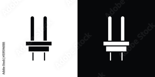 Heating element icon vector, solid illustration, pictogram set.
