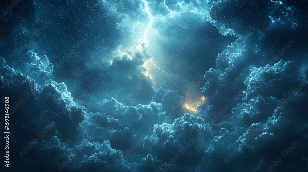 Fototapeta premium dark blue sky with clouds