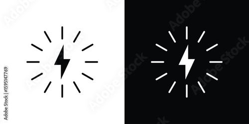 Conflict icon vector, solid illustration, pictogram set.