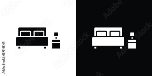 Clean Room icon vector, solid illustration, pictogram set.