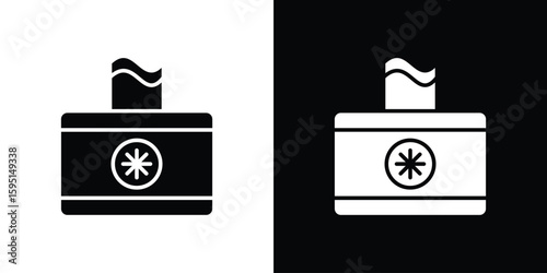 baby wipe icon vector, solid illustration, pictogram set.