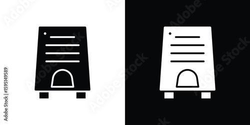Air purifier icon vector, solid illustration, pictogram set.