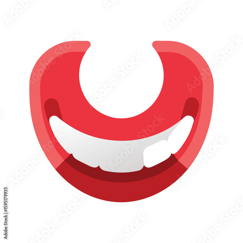 mouth guard vector illustration