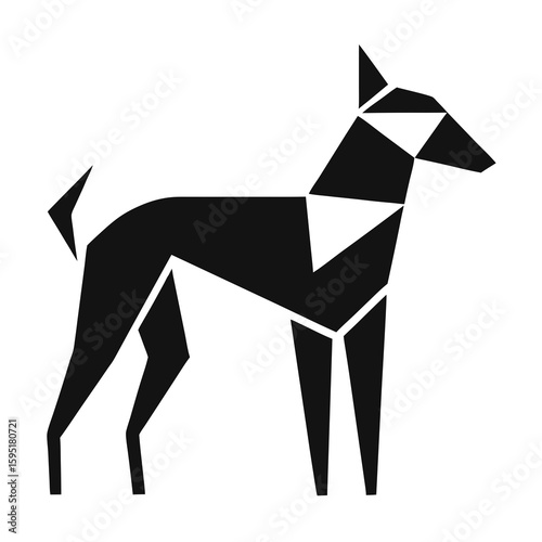 vector illustration of a dog