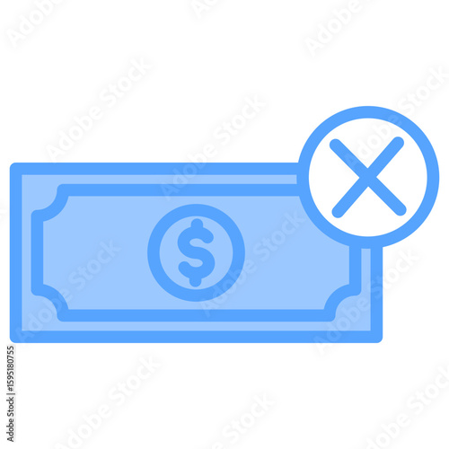 Outstanding Balance Blue Icon