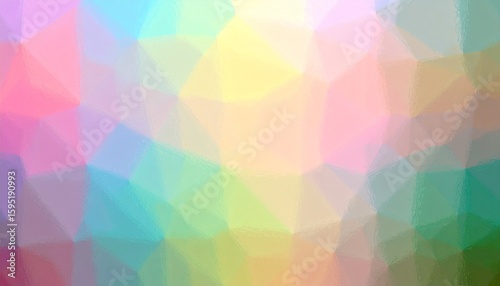 Frosted Glass Geometric Pattern with Pastel Gradient Colors