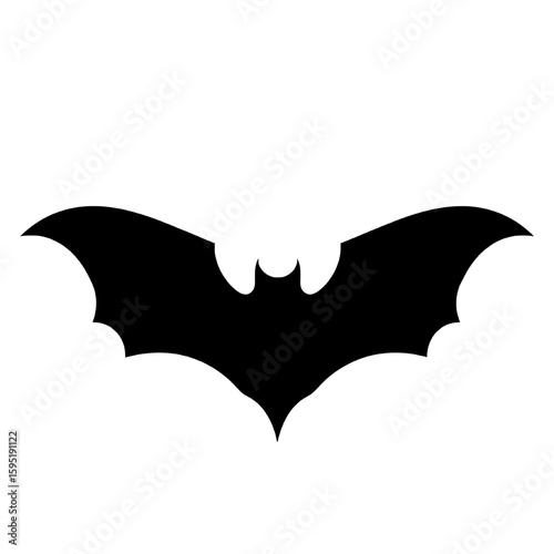 eerie bat silhouette for haunting halloween decor