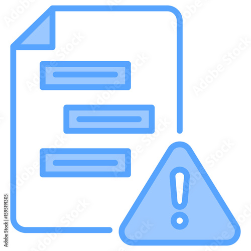 Task Prioritization Blue Icon