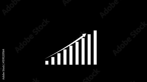 Digital media technology interface with video file information and vertical film strip elements on dark background
