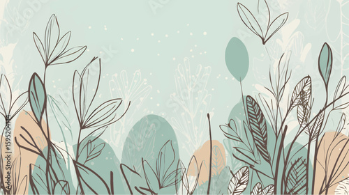 seamless floral pattern with flowers