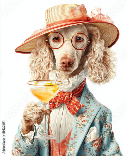 Artistic dog