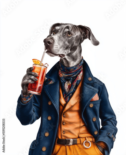 Artistic dog