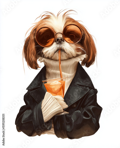 Artistic dog