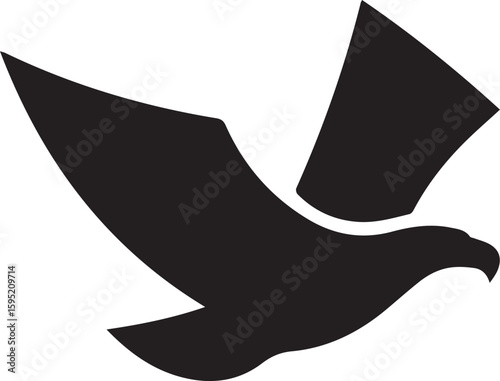 eagle silhouette vector icon set, eagle face icon, set of eagle vector illustration, symbol of freedom eagle, flying of eagle.