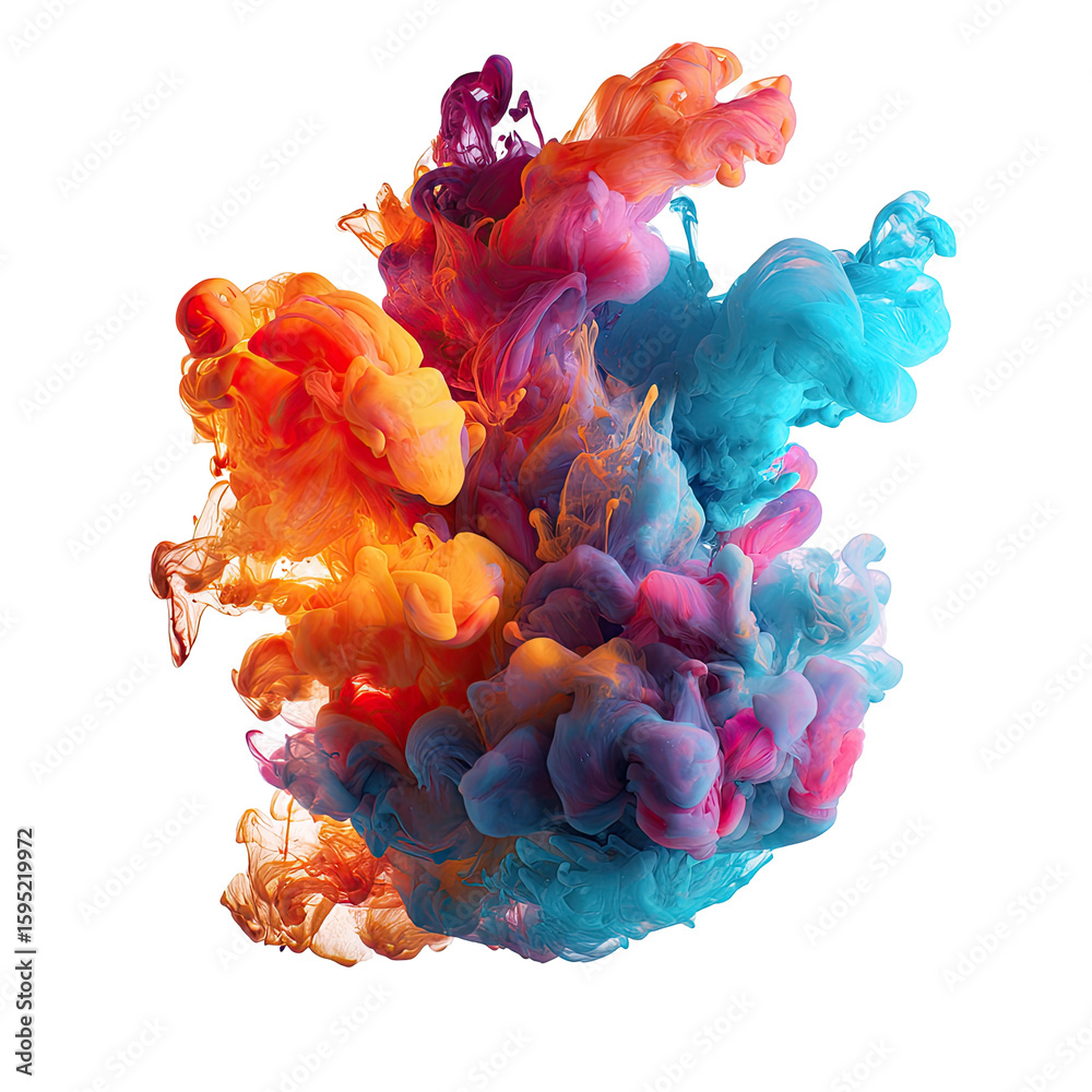 Fototapeta premium Abstract ink explosion (14)