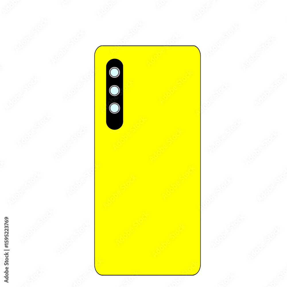スマートホン, 黄色, yellow phone スマートホン, 黄色, yellow phone