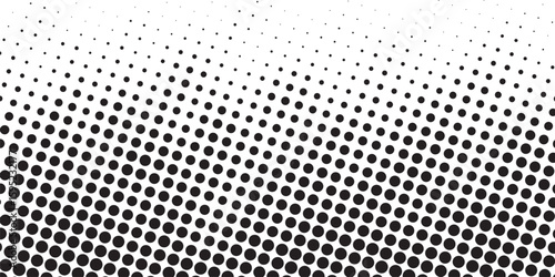 Abstract gradient dots background pop art template texture vector illustration