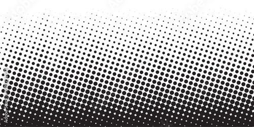 Abstract gradient dots background pop art template texture vector illustration