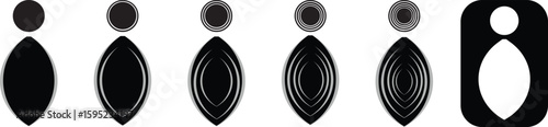 black and white user profile icon. white. outline user profile avatar icon symbols for UI and UX design .Add Friend Icon Set in Black and Blue Minimalist Style. Add user icon black and blue variations